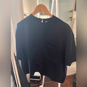 Anine Bing Pullover Blouse BLACK